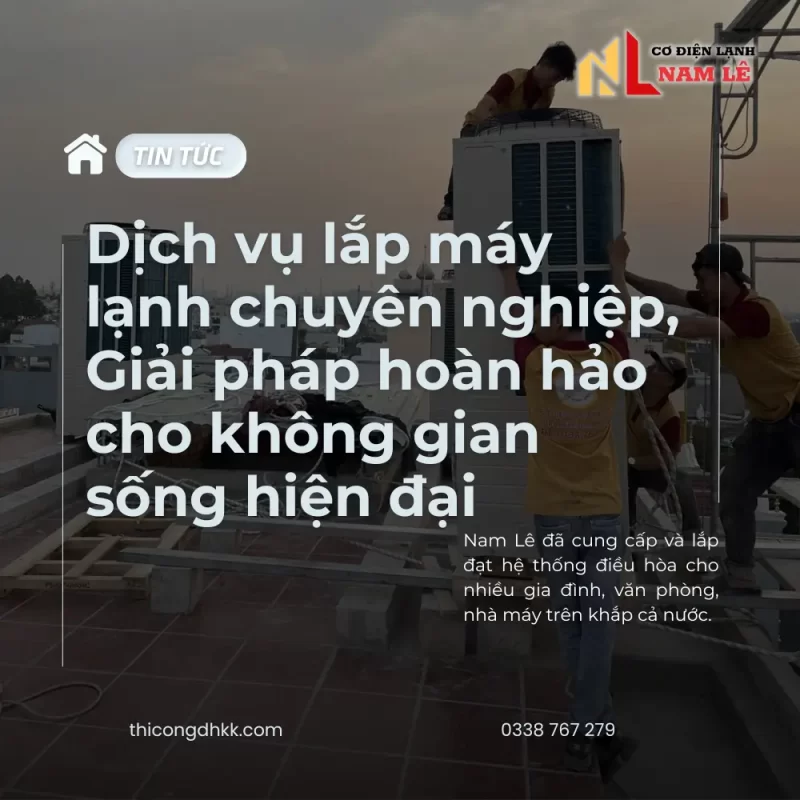dich vu lap may lanh chuyen nghiep nam le