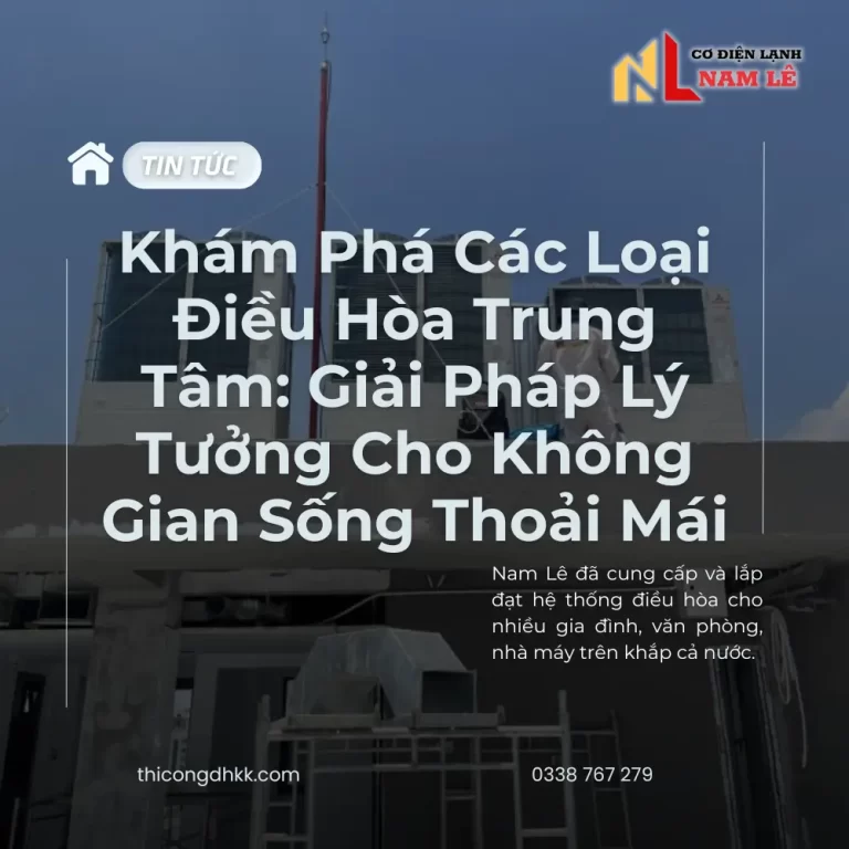cac loai dieu hoa trung tam
