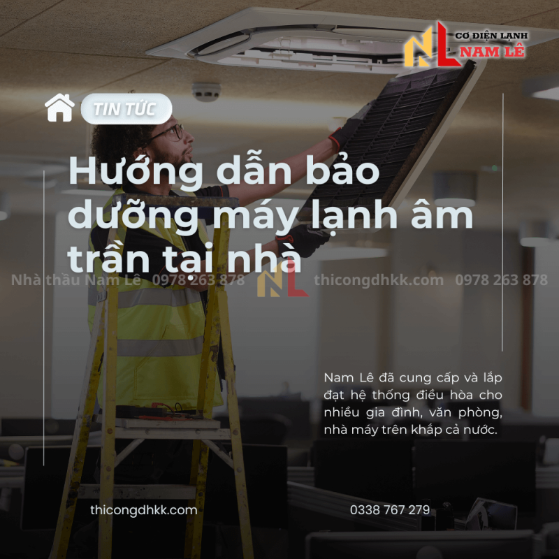 namle tu bao duong may lanh am tran