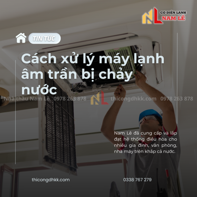 namle may lanh am tran chay nuoc