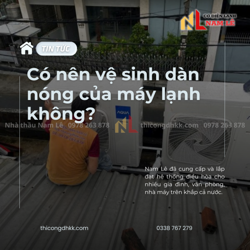 namle ve sinh dan nong may lanh