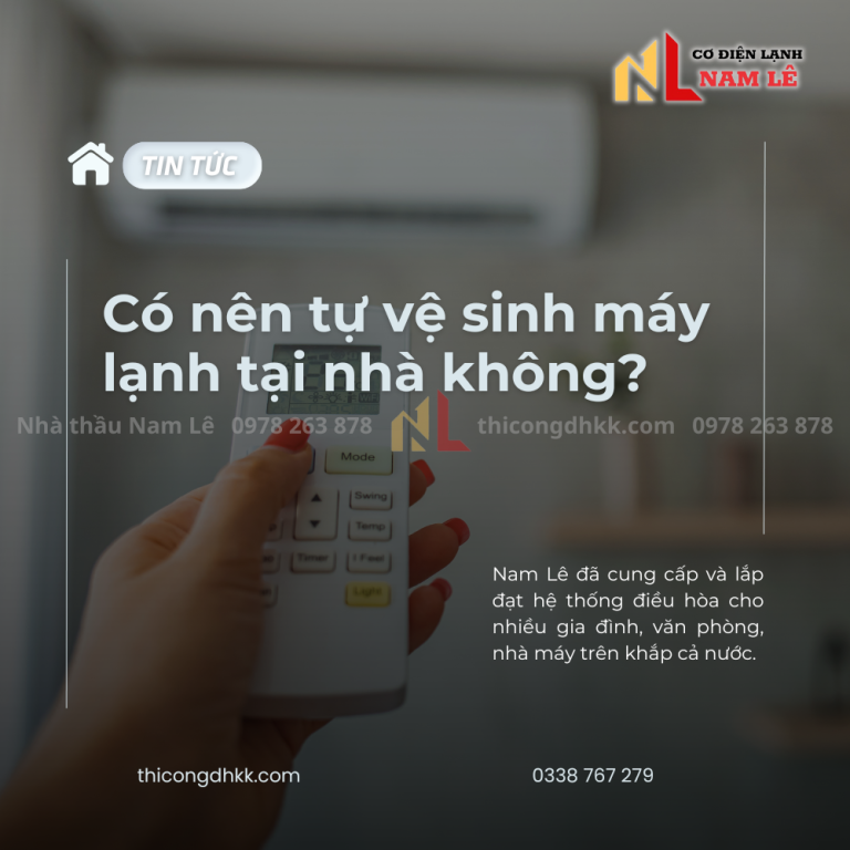 namle ve sinh may lanh tai nha
