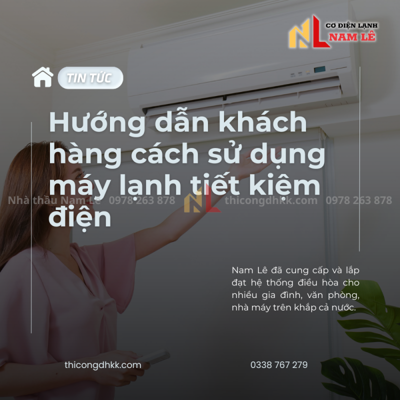namle cach su dung may lanh tiet kiem ien