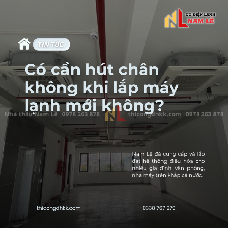 namle hut chan khong may lanh