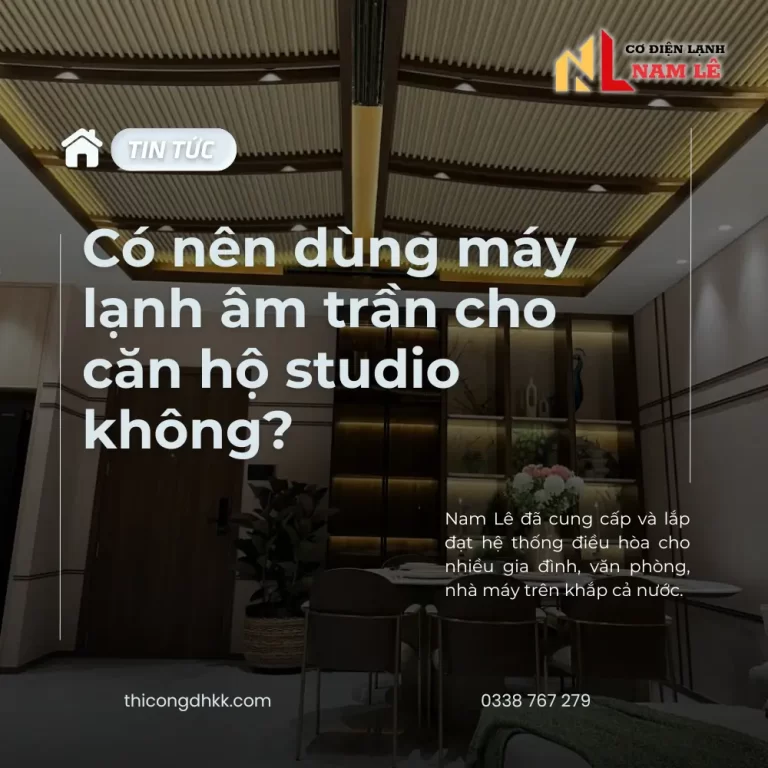 thicongdhkk may lanh am tran cho can ho studio