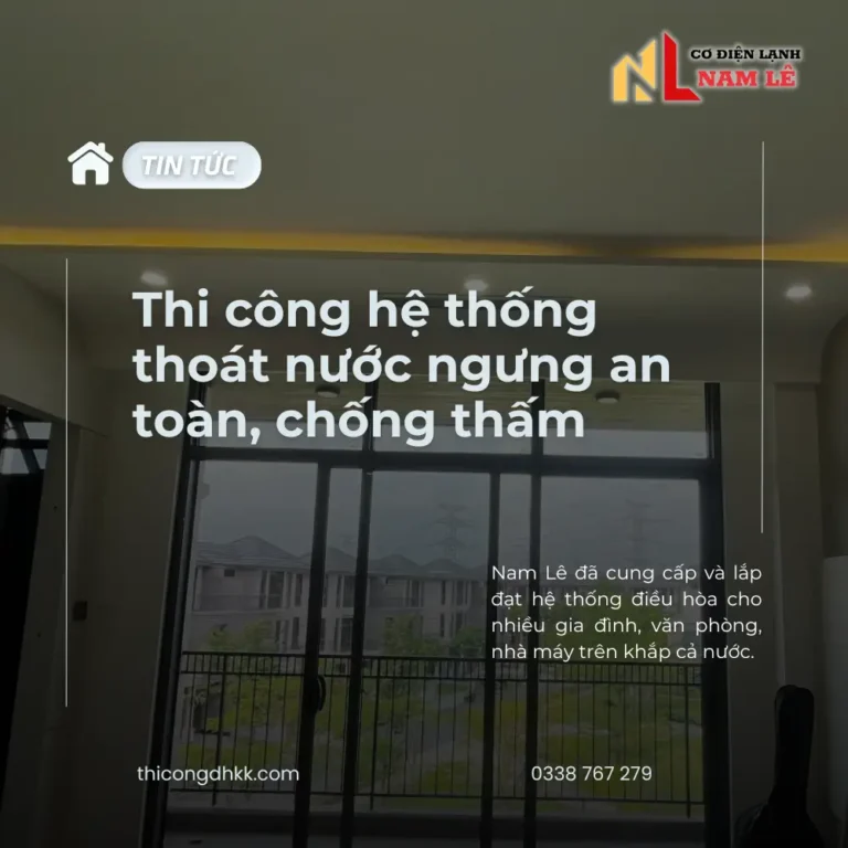 thicongdhkk thi cong thoat nuoc ngung may lanh