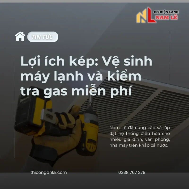 thicongdhkk ve sinh may lanh kiem tra gas