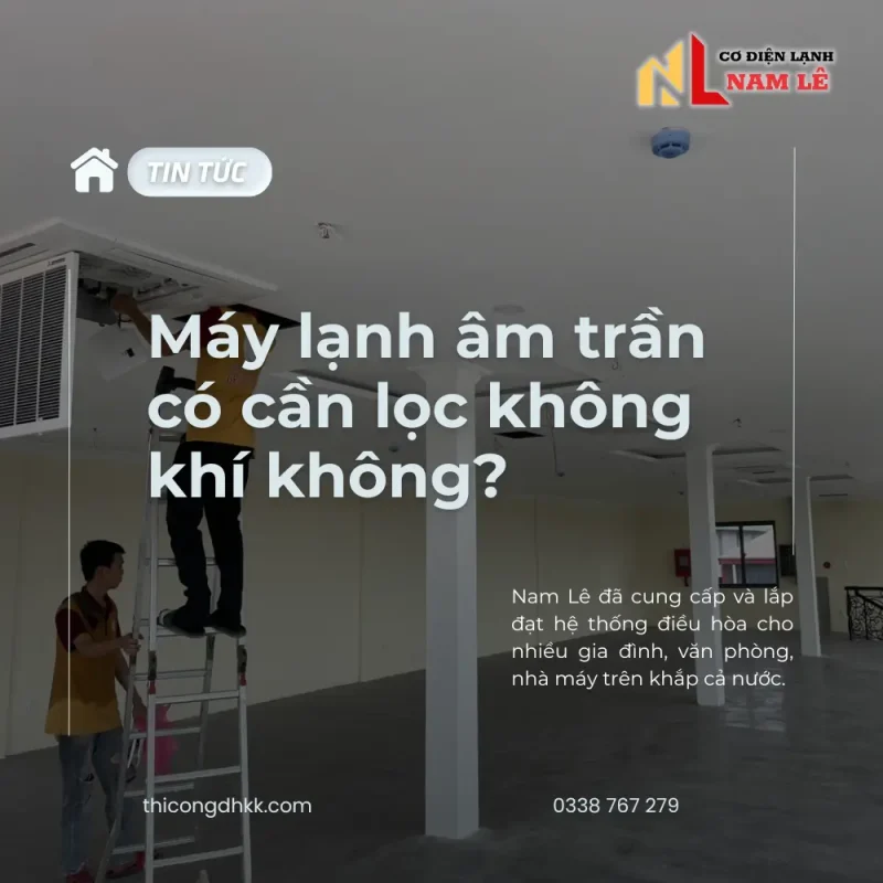 thicongdhkk may lanh am tran loc khong khi