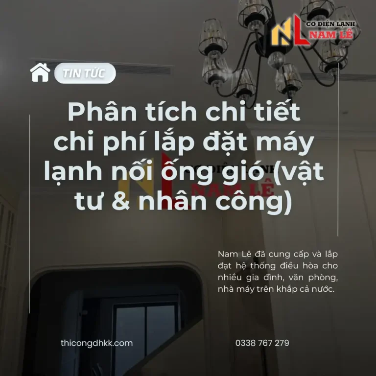 thicongdhkk chi phi lap at may lanh noi ong gio