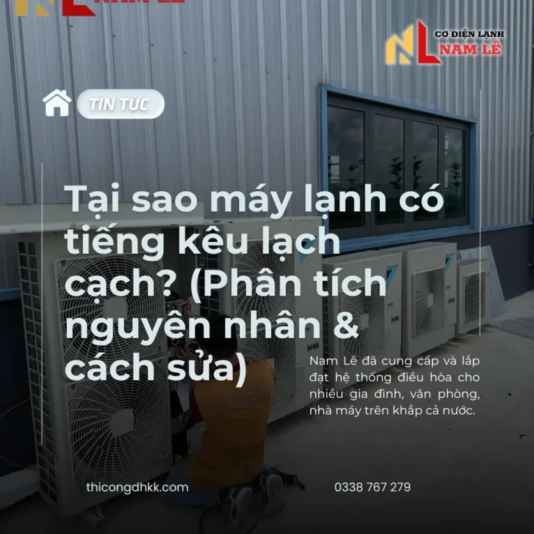 thicongdhkk may lanh keu lach cach
